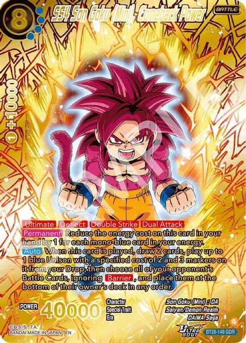 SS4 Son Goku (Mini), Comeback Power (GDR)