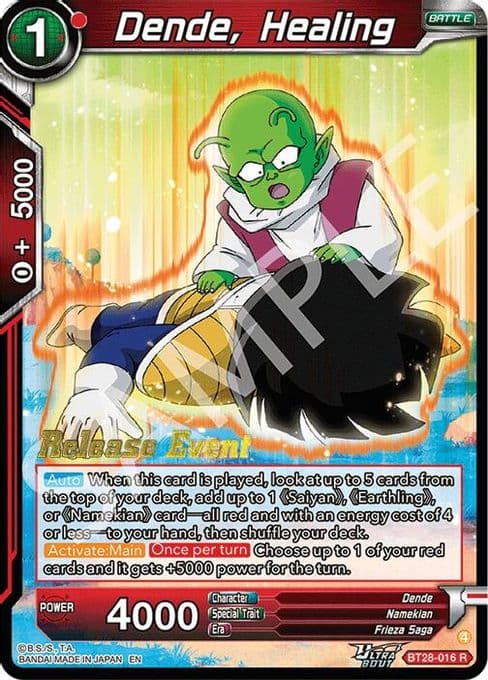 Dende, Healing