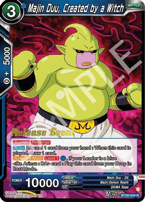 Majin Duu, Created by a Witch