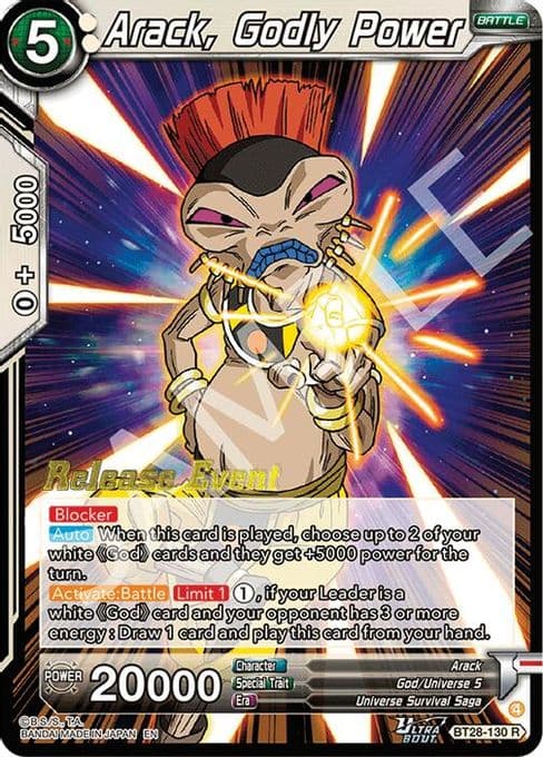 Arack, Godly Power