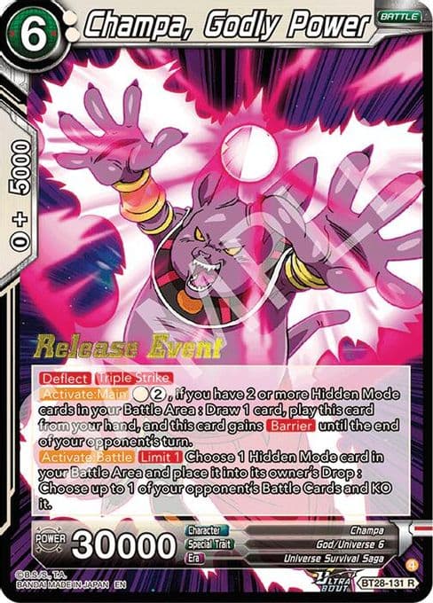 Champa, Godly Power