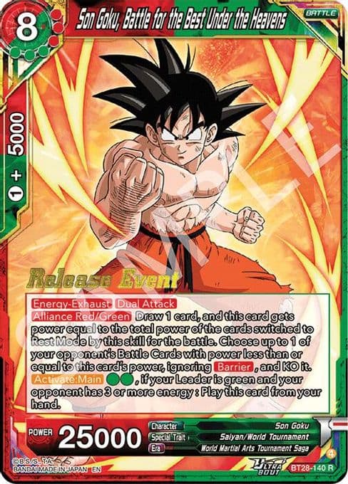 Son Goku, Battle for the Best Under the Heavens