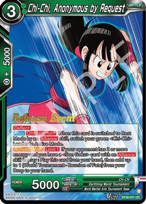 Chi-Chi, Anonymous by Request