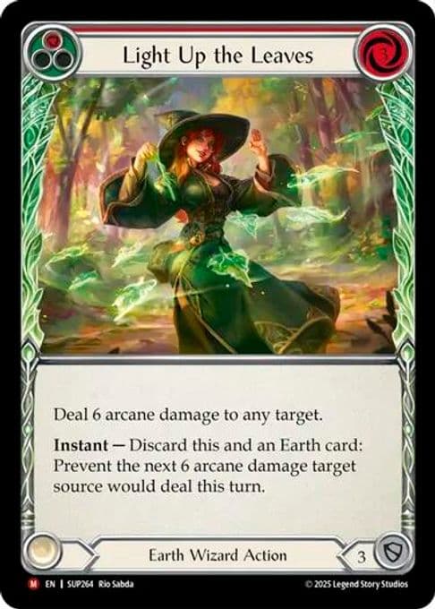 Light Up the Leaves (Red)