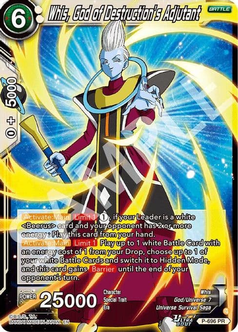 Whis, God of Destruction’s Adjutant