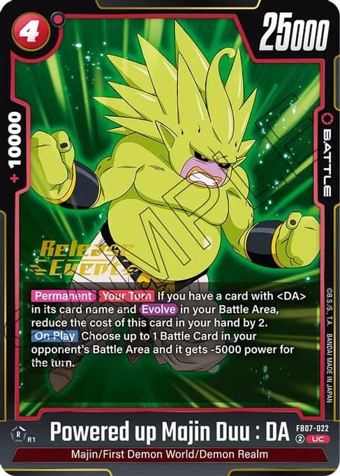 Powered up Majin Duu : DA