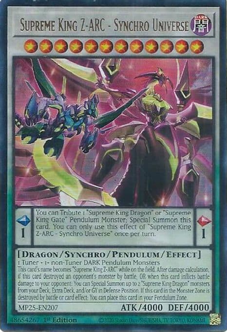 Supreme King Z-ARC - Synchro Universe