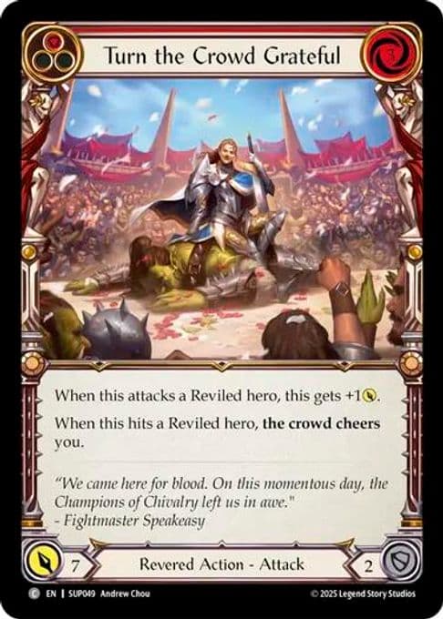 Turn the Crowd Grateful (Red)