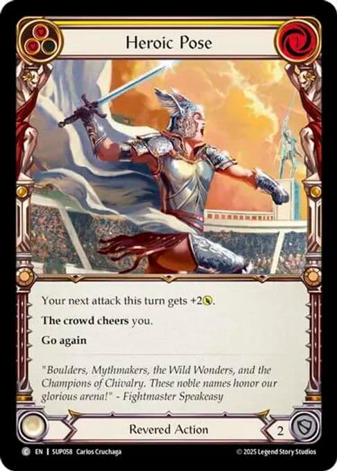 Heroic Pose (Yellow)