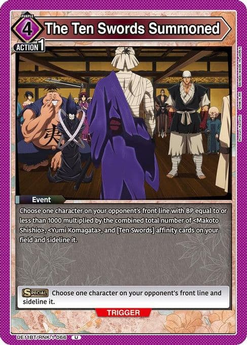 The Ten Swords Summoned