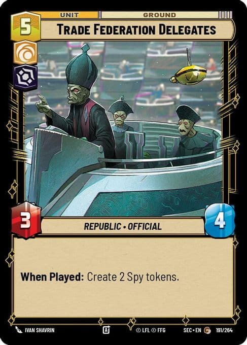 Trade Federation Delegates