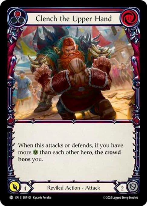 Clench the Upper Hand (Red)