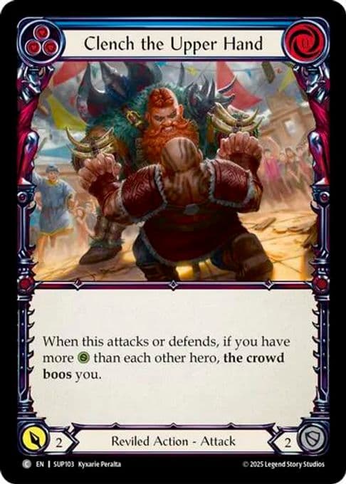 Clench the Upper Hand (Blue)