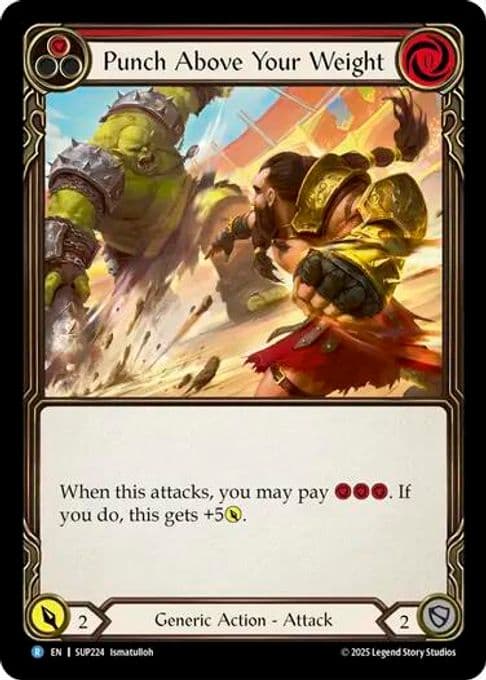 Punch Above Your Weight (Red)