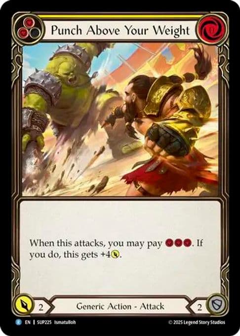 Punch Above Your Weight (Yellow)