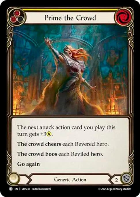 Prime the Crowd (Yellow)