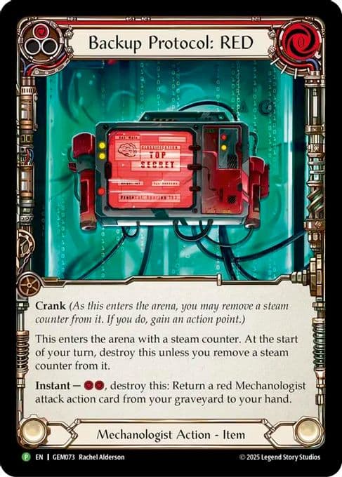 Backup Protocol: RED