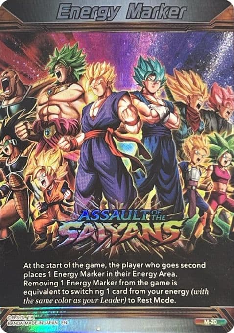 Energy Marker - Assault of the Saiyans (M-20) (Silver)