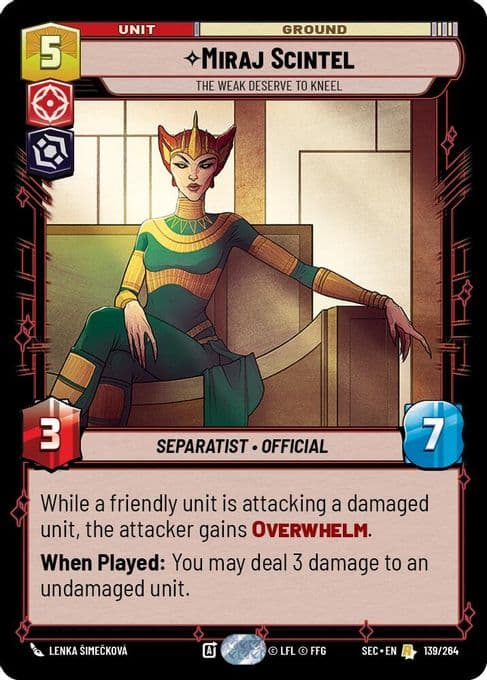 Miraj Scintel - The Weak Deserve to Kneel