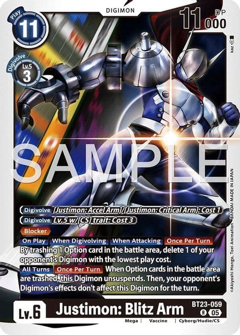 Justimon: Blitz Arm