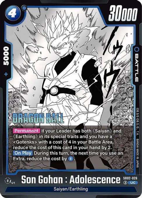 Son Gohan : Adolescence