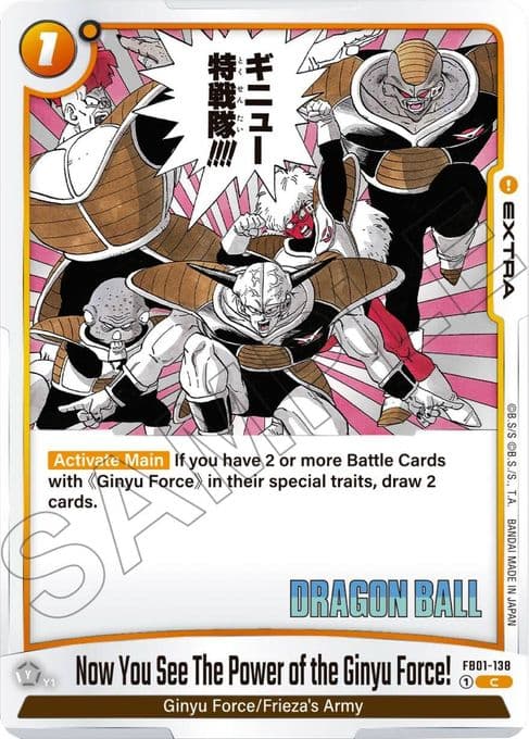 Now You See The Power of the Ginyu Force!