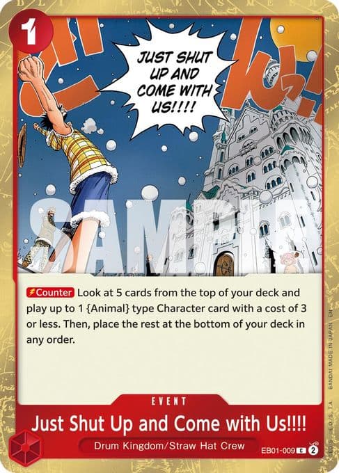 Just Shut Up and Come with Us!!!! (Pirate Foil)