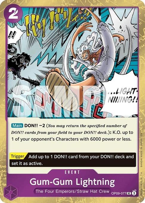 Gum-Gum Lightning (Pirate Foil)