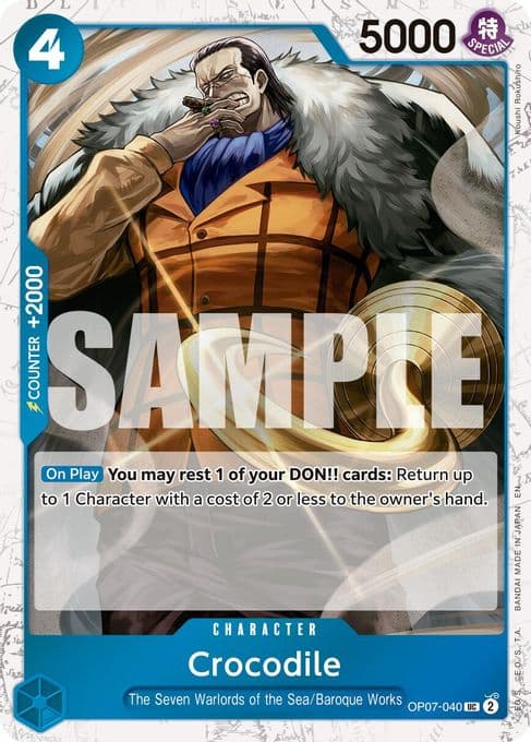 Crocodile - OP07-040 (Pirate Foil)
