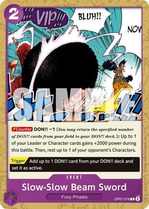 Slow-Slow Beam Sword (Reprint)