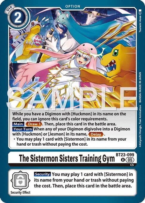 The Sistermon Sisters Training Gym