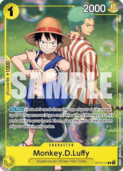 Monkey.D.Luffy (Learn Together Deck Set - Set Sail Event)