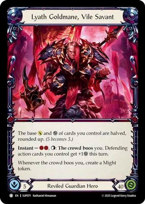 Lyath Goldmane, Vile Savant // Lyath Goldmane