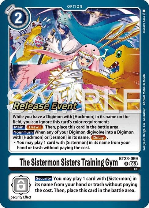 The Sistermon Sisters Training Gym