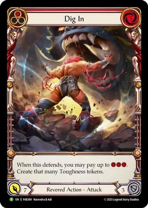 Dig In (Red) - FAB384