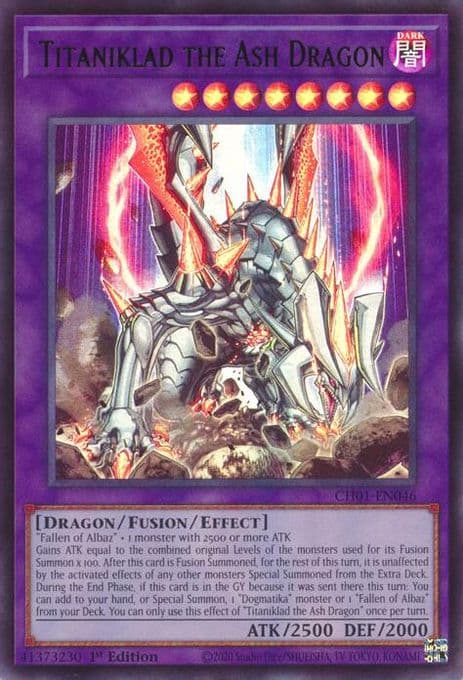 Titaniklad the Ash Dragon