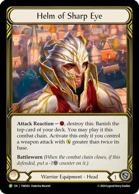 Helm of Sharp Eye (Golden) - FAB303