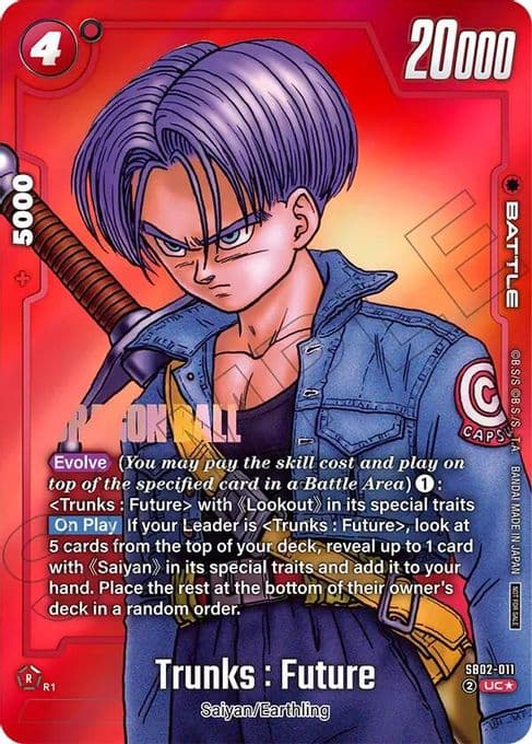 Trunks : Future - SB02-011 (Limited Pack MANGA Version 02)