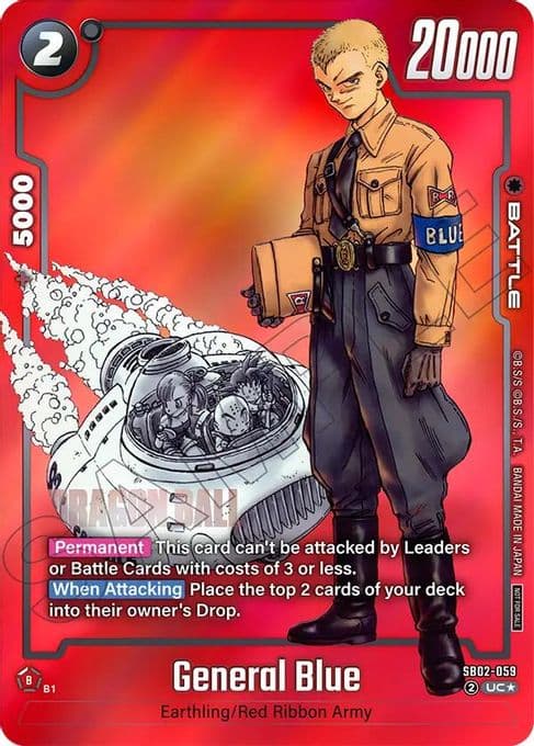 General Blue - SB02-059 (Limited Pack MANGA Version 02)