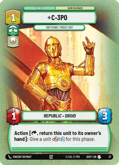 C-3PO - Anything I Might Do? (Foil)