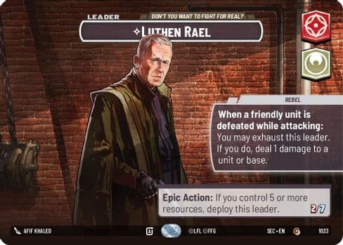 Luthen Rael - Don't You Want To Fight For Real? (Showcase)