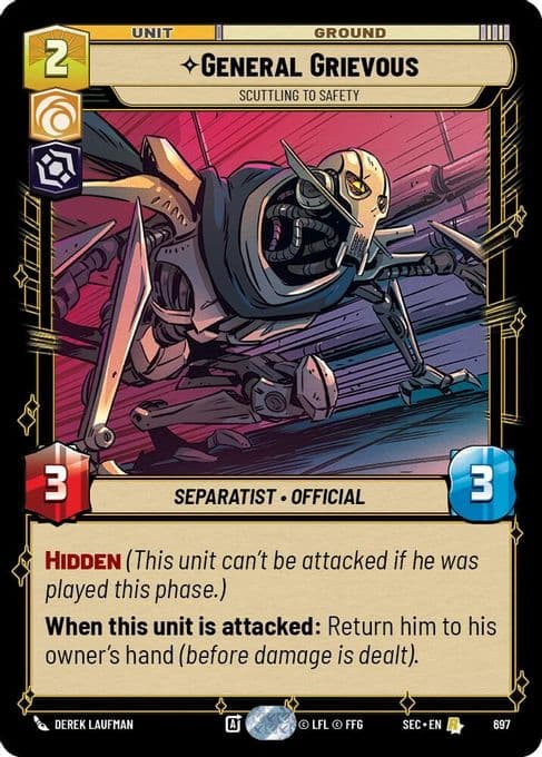 General Grievous - Scuttling to Safety (Foil)