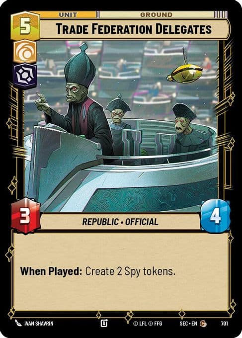 Trade Federation Delegates (Foil)