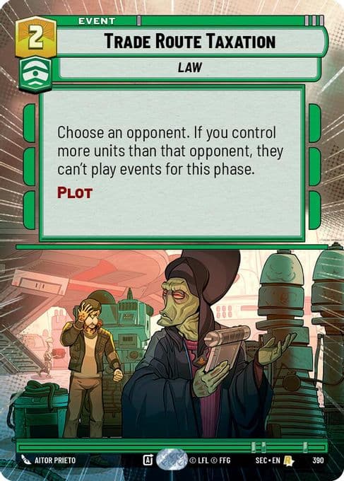 Trade Route Taxation (Hyperspace)