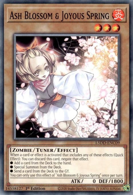 Ash Blossom & Joyous Spring (L5DD-ENC09)