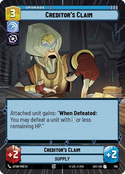 Creditor's Claim (Hyperspace Foil)