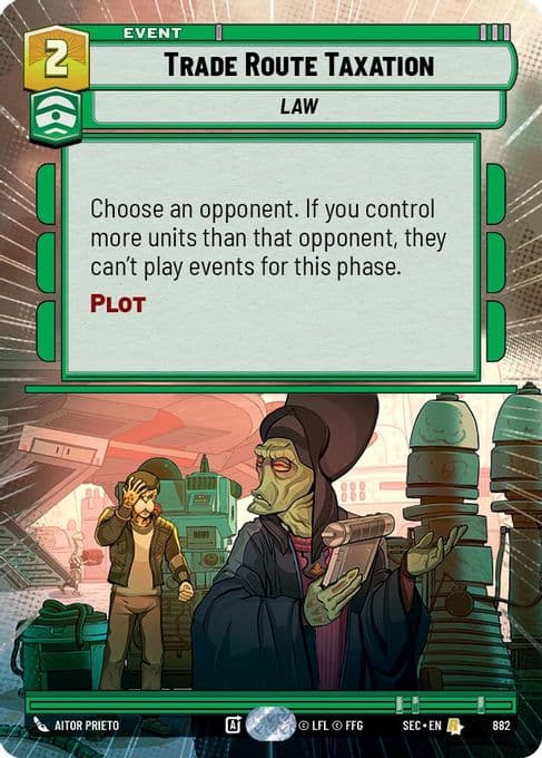 Trade Route Taxation (Hyperspace Foil)
