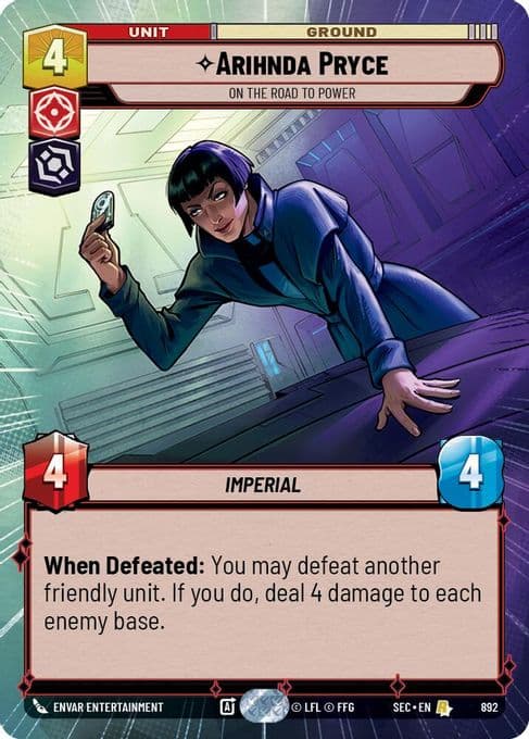 Arihnda Pryce - On the Road to Power (Hyperspace Foil)
