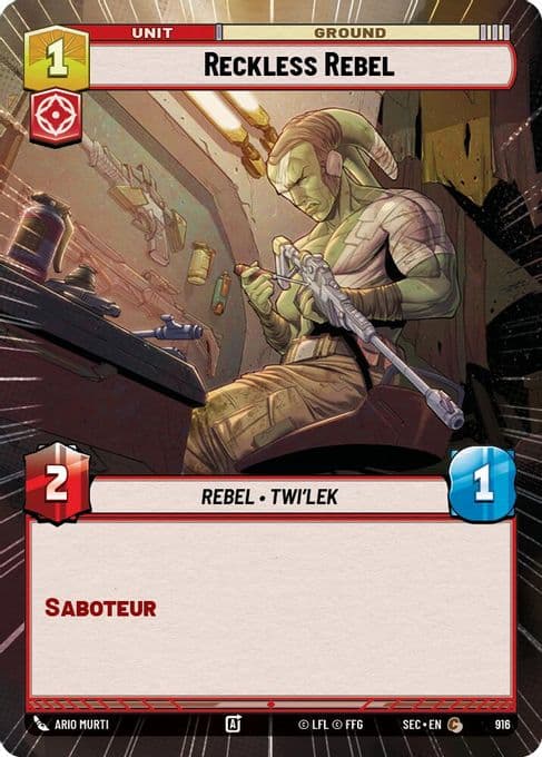 Reckless Rebel (Hyperspace Foil)