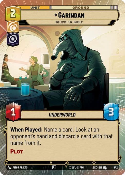 Garindan - Information Broker (Hyperspace Foil)